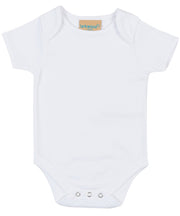 Short-sleeved bodysuit with envelope neck opening