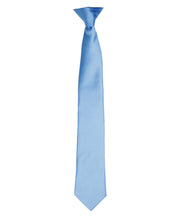 'Colours' satin clip tie