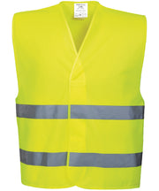 Hi-vis two-band vest (C474)
