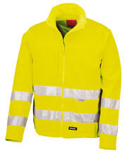 High-viz softshell jacket