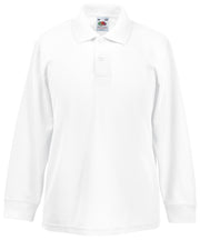 Kids long sleeve 65/35 polo