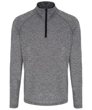 Men's TriDri® long sleeve performance ¼ zip top 