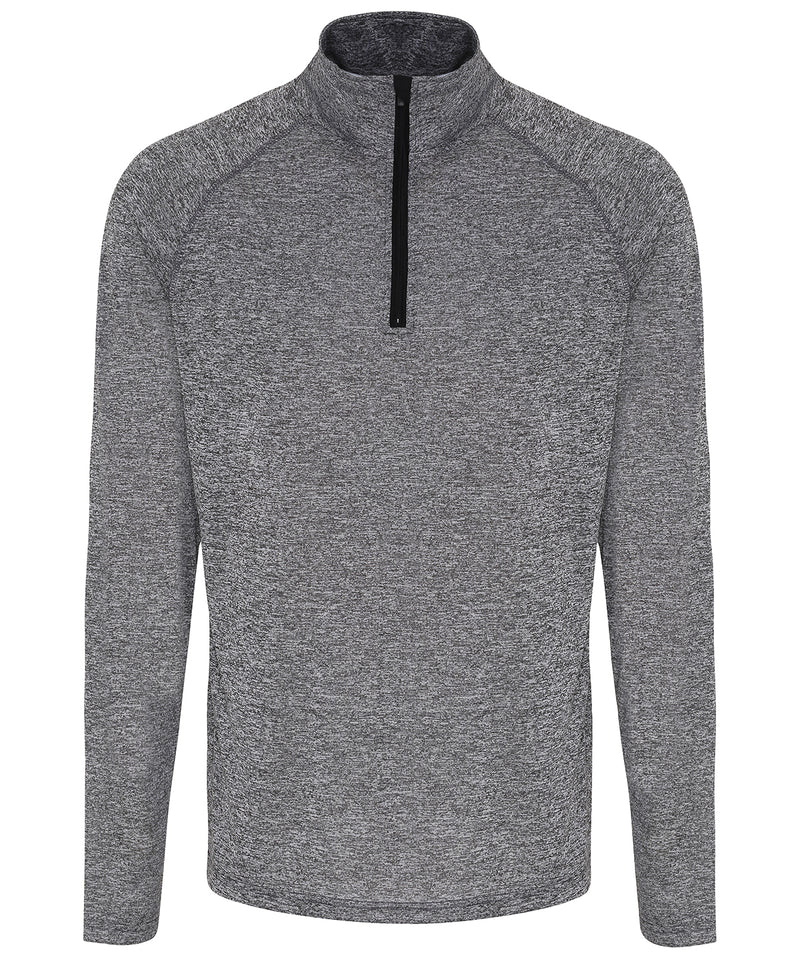 Men's TriDri® long sleeve performance ¼ zip top 
