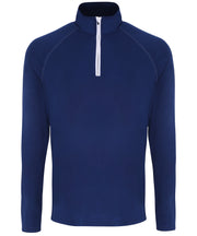 Men's TriDri® long sleeve performance ¼ zip top 