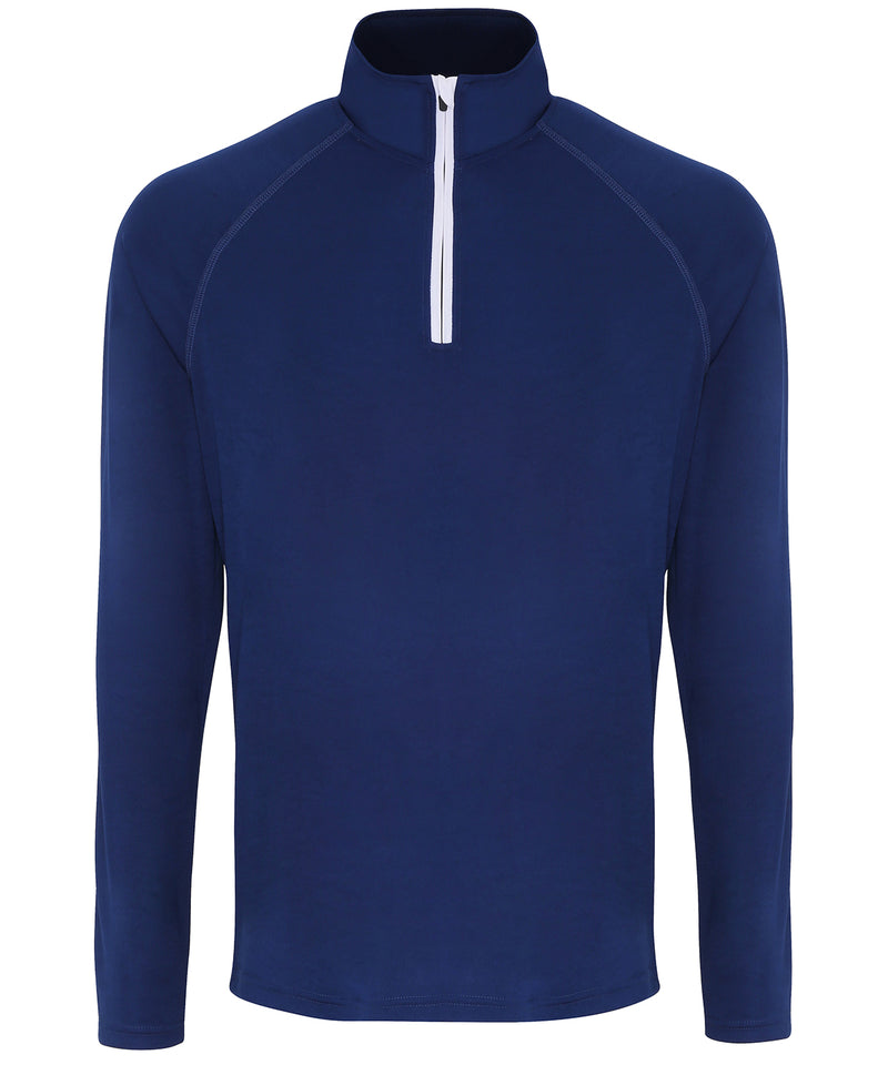 Men's TriDri® long sleeve performance ¼ zip top 
