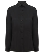 Women's modern long sleeve Oxford shirt