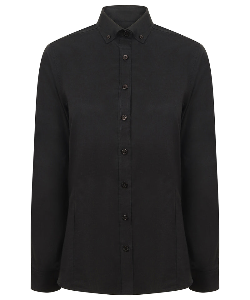 Women's modern long sleeve Oxford shirt