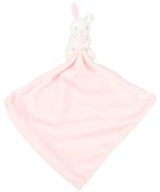Baby animal comforter with rattle