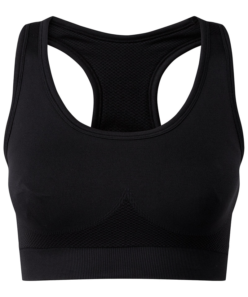 Tridri® seamless 3D fit" multi-sport sculpt solid colour bra"