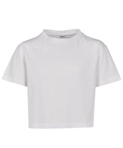 Girls cropped Jersey tee