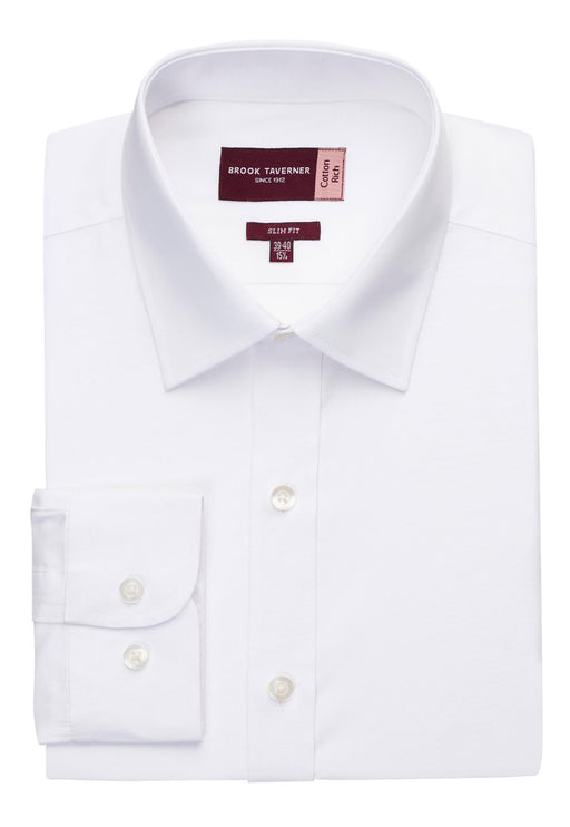 Alba L/S Slim Fit - White