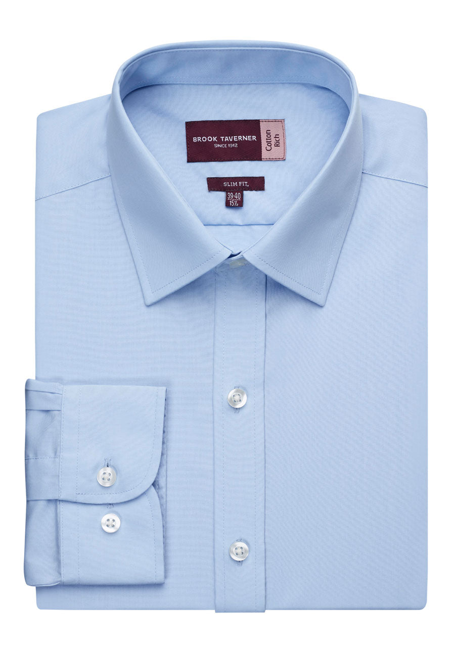 alba men's l/s shirt - blue