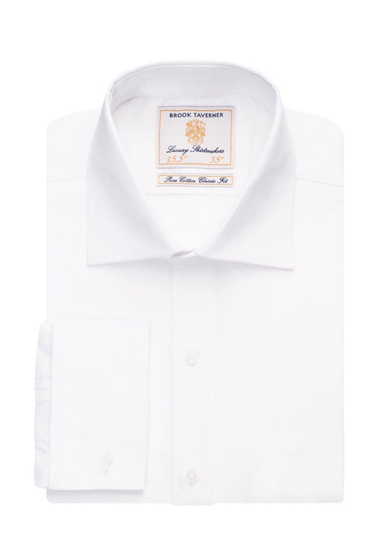 Chester Men's L/S Shirt - White Pop
