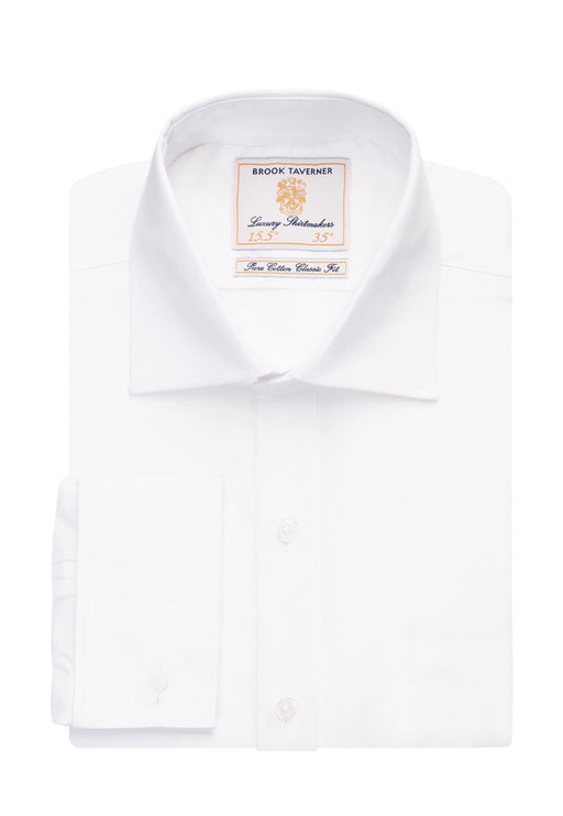 Chester Men's L/S Shirt - White Pop