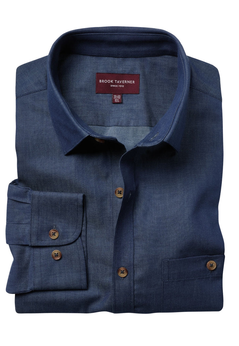 Jasper Men's L/S Shirt - Denim