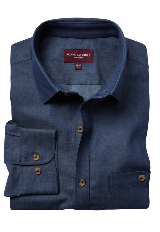 Jasper Men's L/S Shirt - Denim