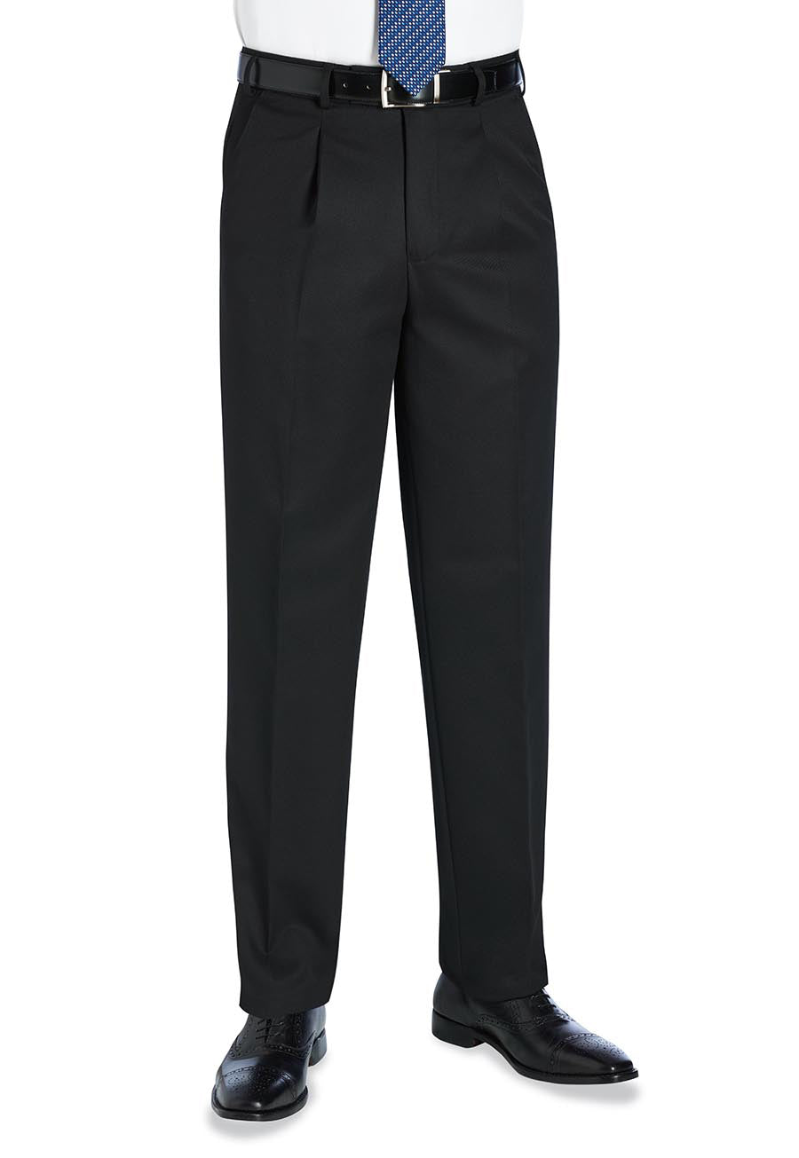 atlas classic fit trouser - black