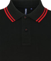 Women's classic fit tipped polo