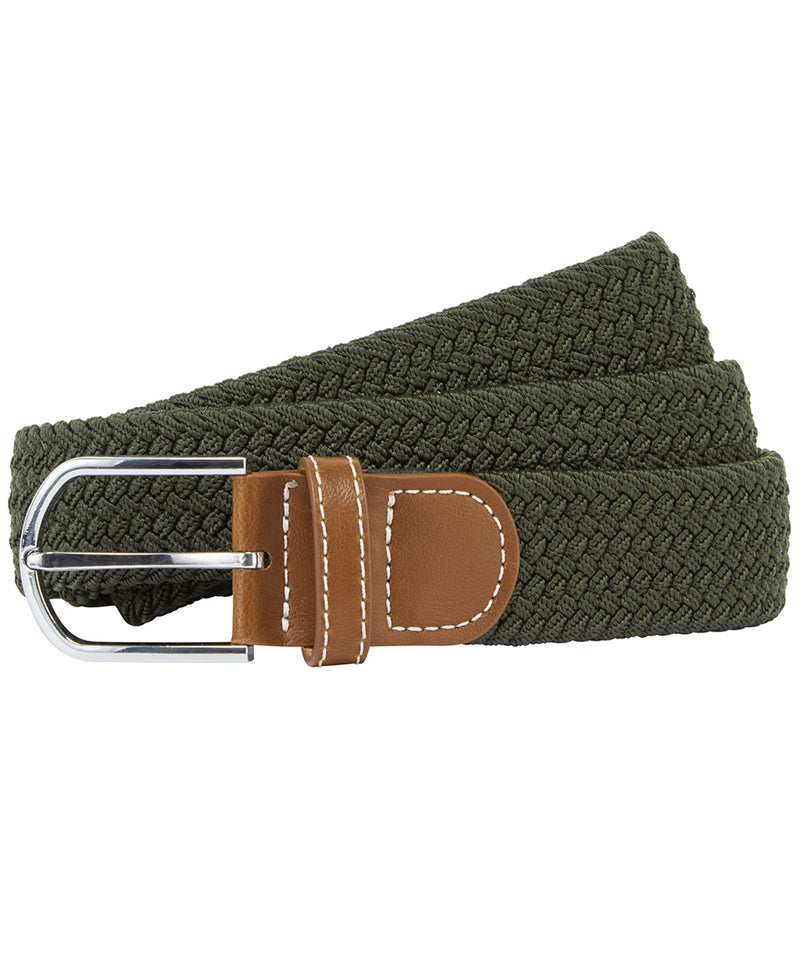 Braid stretch belt