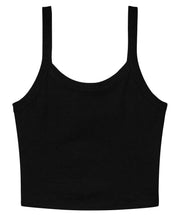 Women’s micro rib spaghetti strap tank