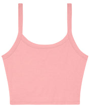 Women’s micro rib spaghetti strap tank