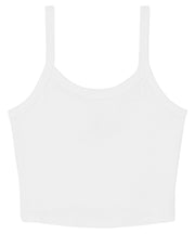 Women’s micro rib spaghetti strap tank