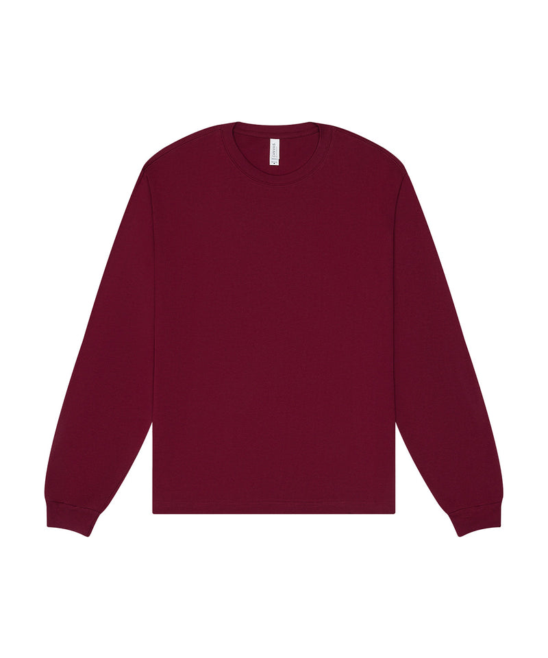 Unisex heavy boxy long sleeve tee