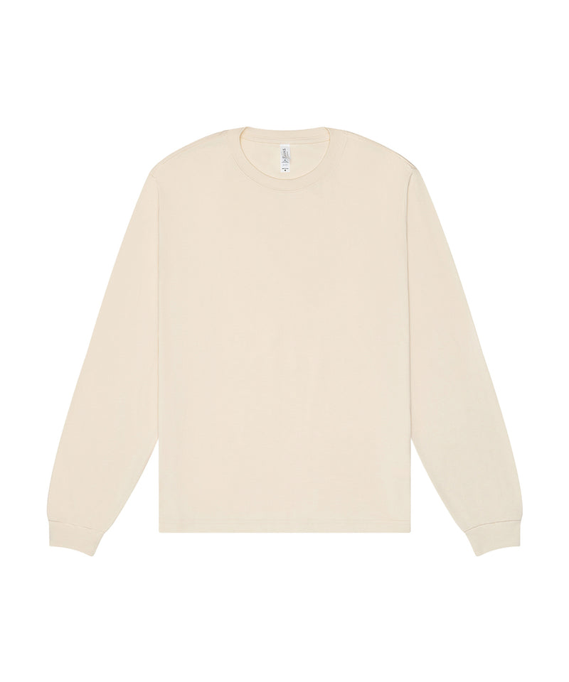 Unisex heavy boxy long sleeve tee