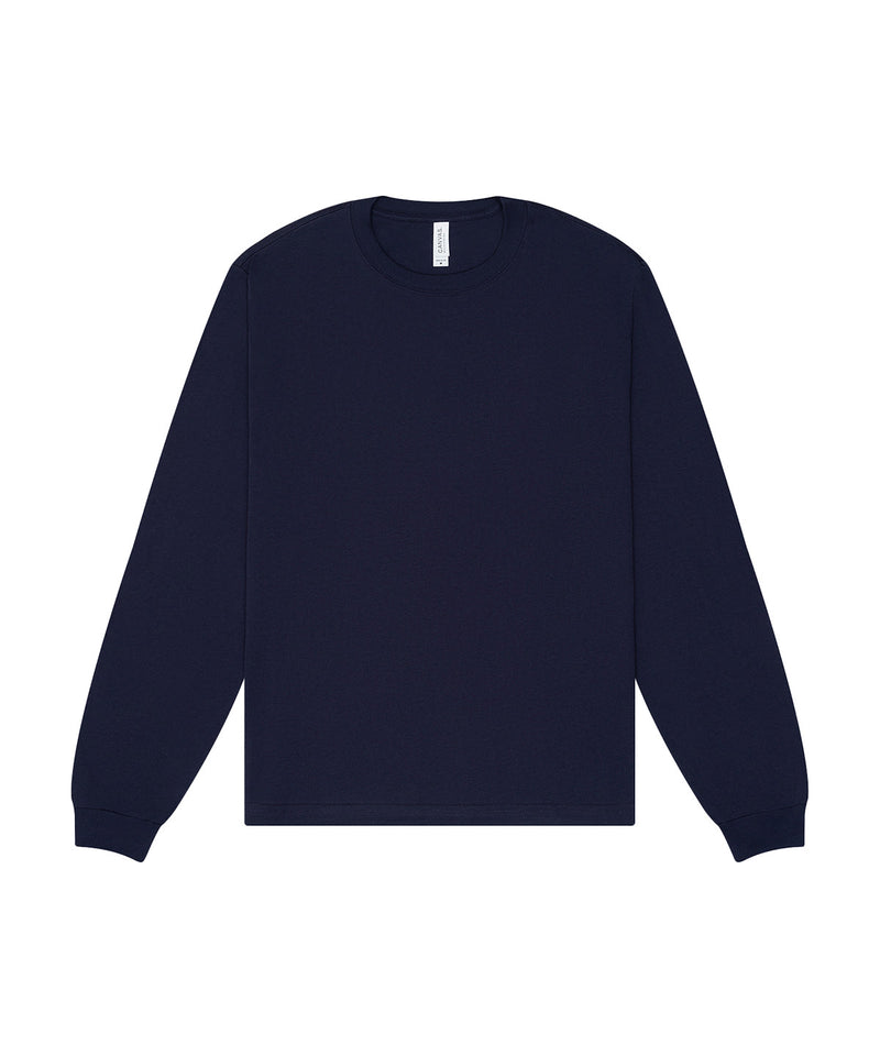 Unisex heavy boxy long sleeve tee