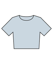 Women’s heavyweight washed cropped tee