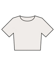 Women’s heavyweight washed cropped tee