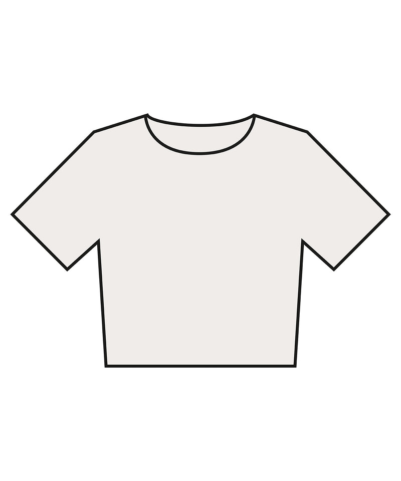 Women’s heavyweight washed cropped tee