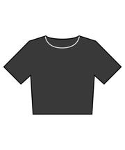 Women’s heavyweight washed cropped tee