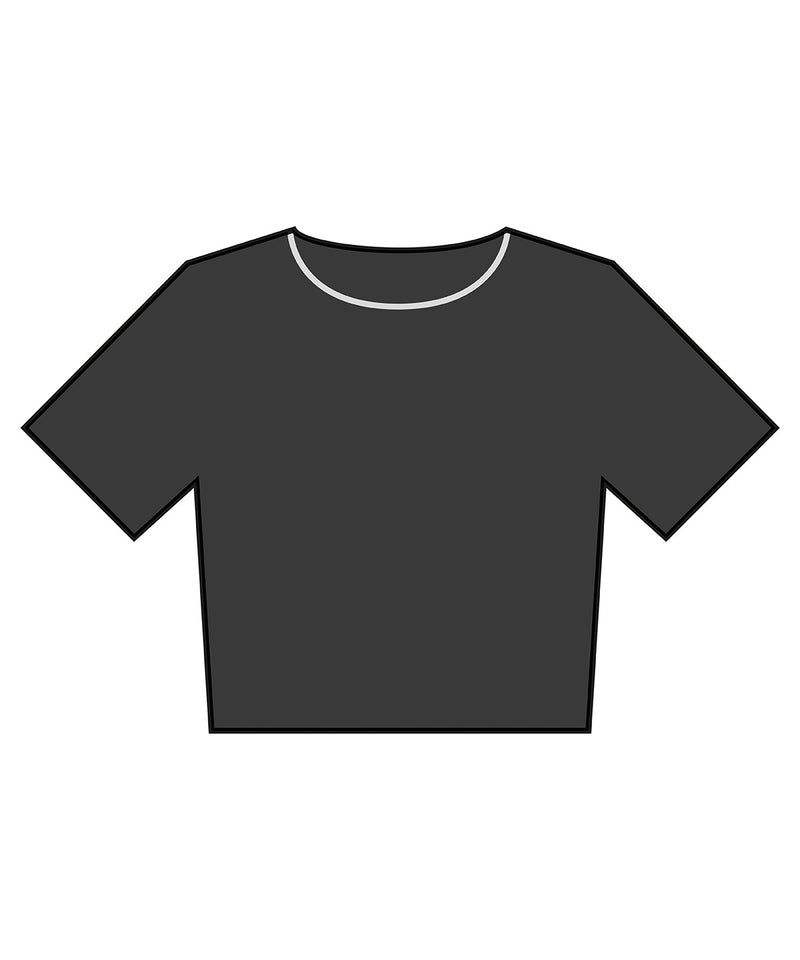 Women’s heavyweight washed cropped tee
