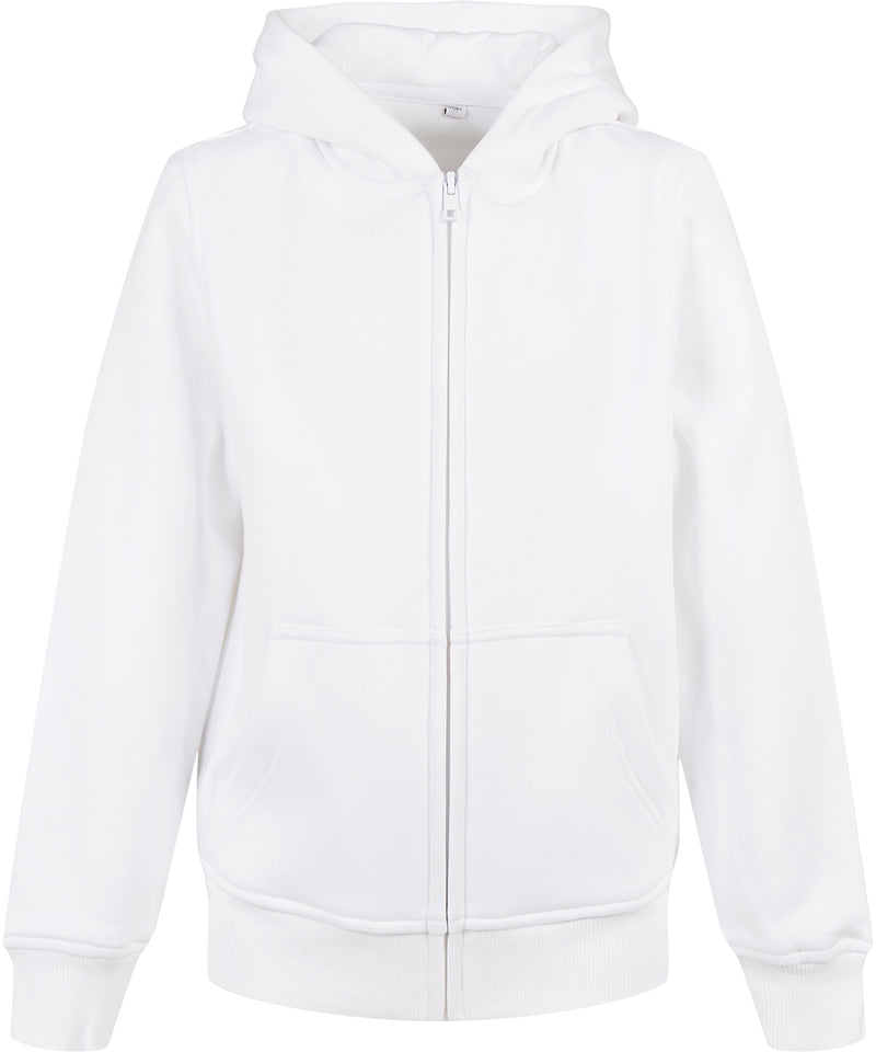 Organic kids basic zip hoodie