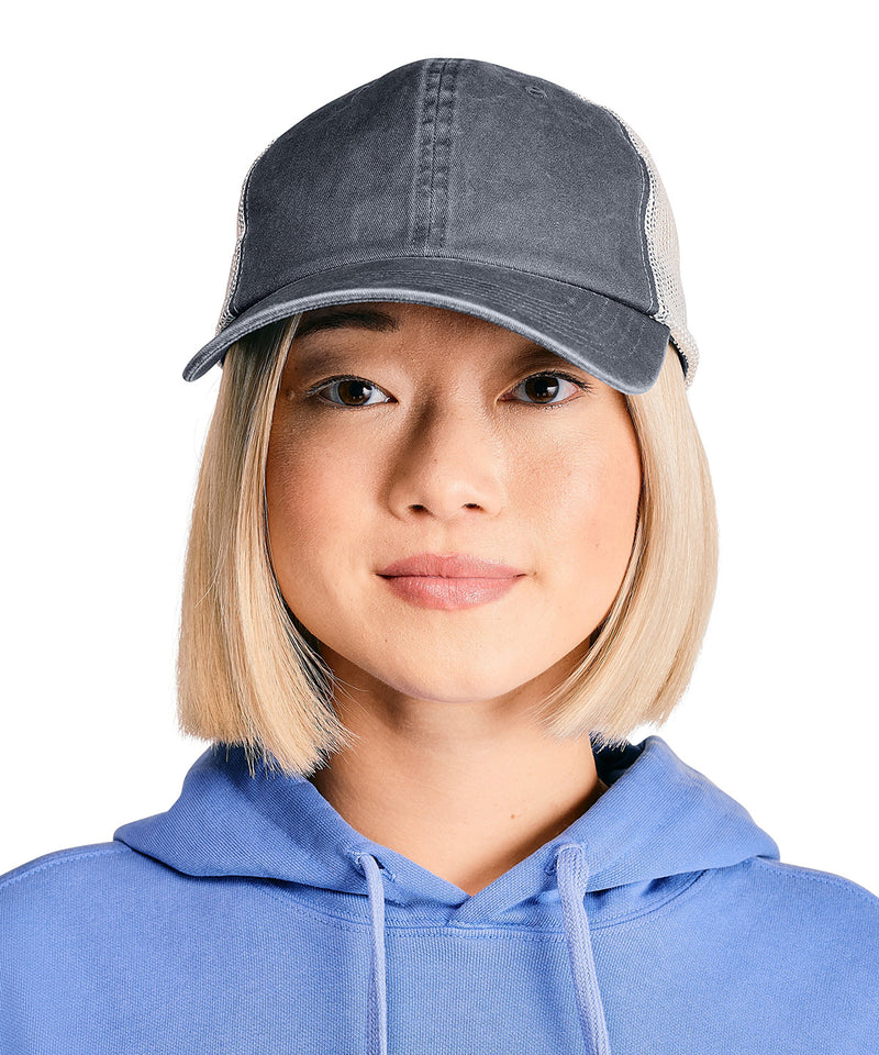 Sunwashed trucker cap