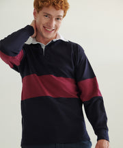 Panelled rugby shirt