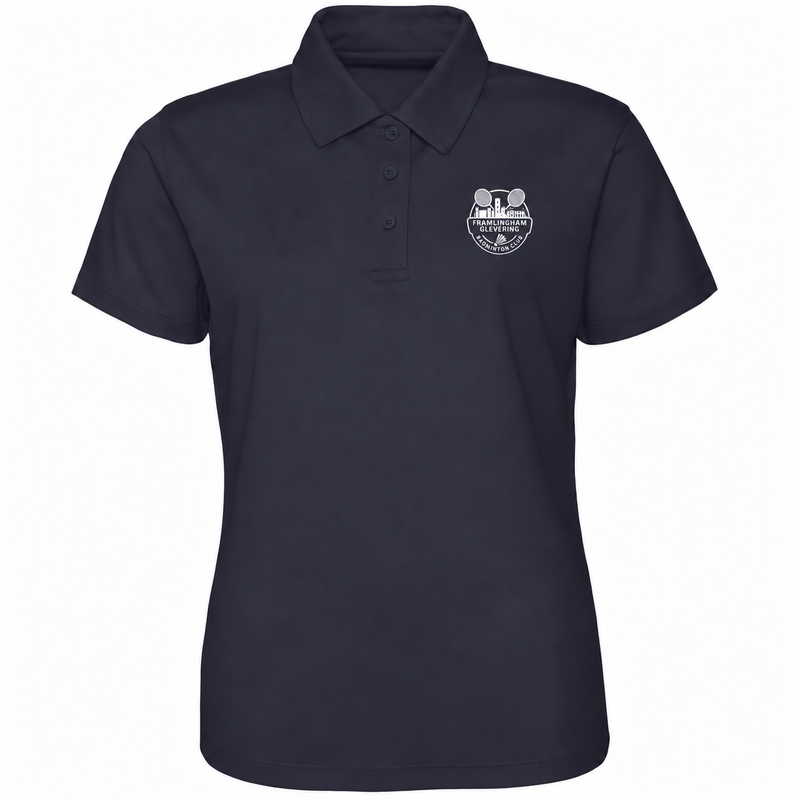 Framlingham Badminton Club Short Sleeve Female Polo Shirt