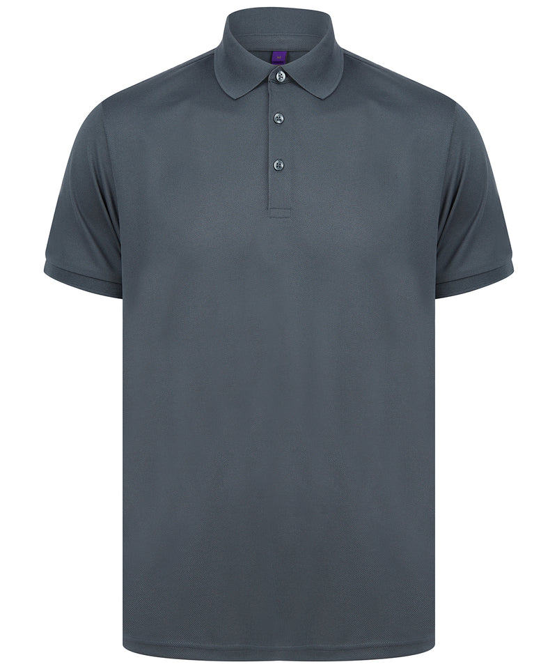 Recycled polyester polo shirt