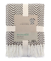 Recycled mixed-fabric throw