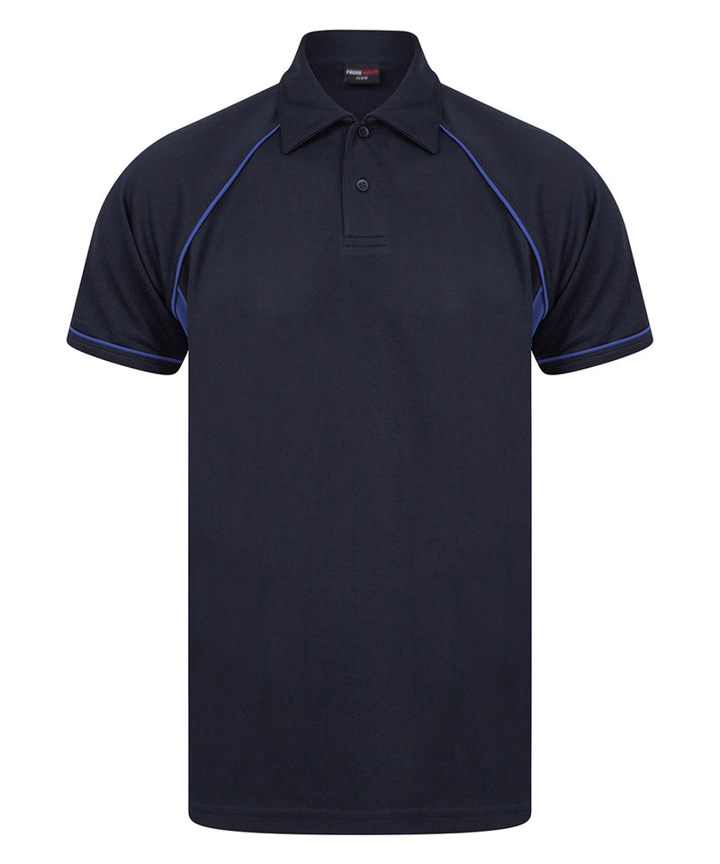 Piped performance polo
