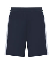 Knitted shorts with zip pockets
