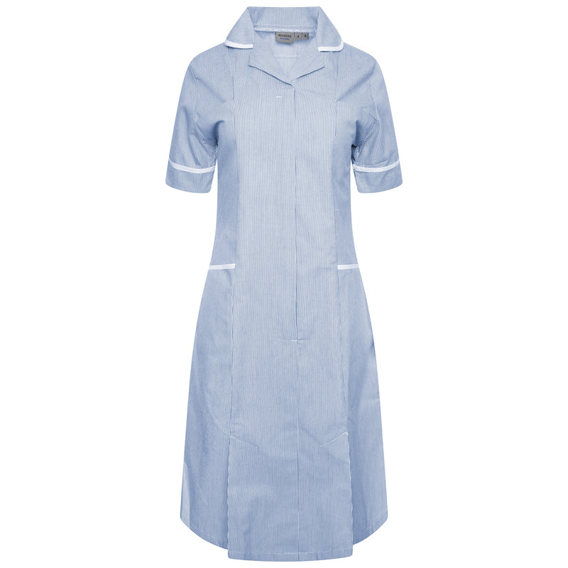 Ladies Dress with Round Collar