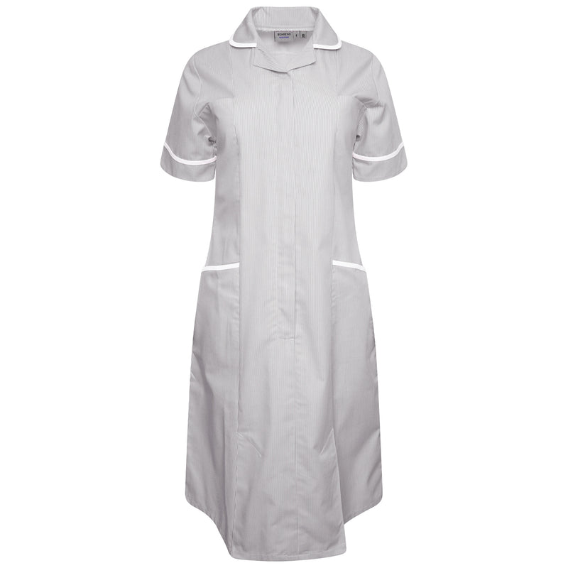 Ladies Dress with Round Collar
