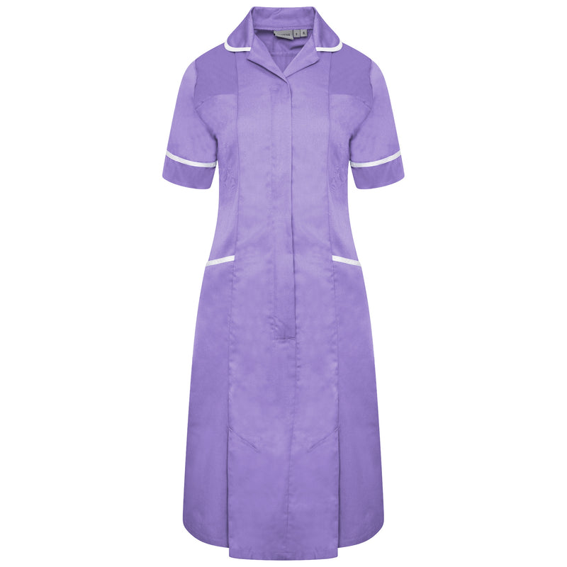 Ladies Dress with Round Collar