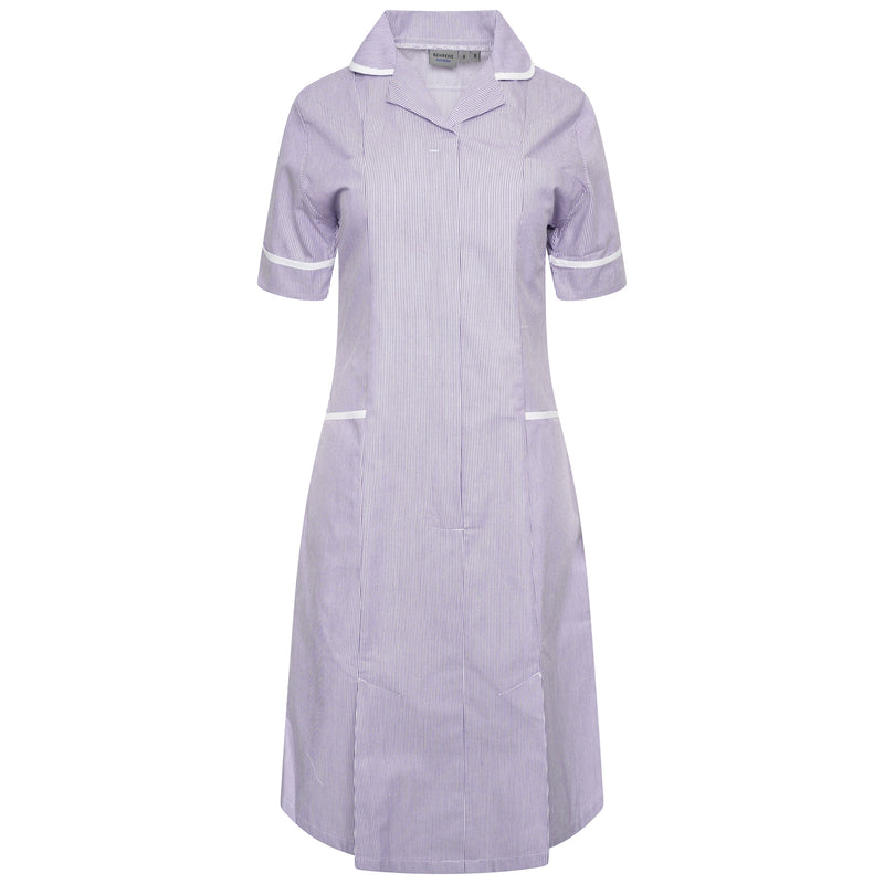 Ladies Dress with Round Collar