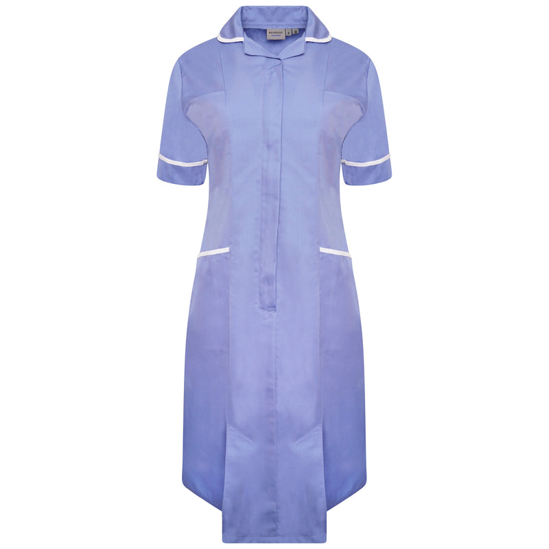 Ladies Dress with Round Collar