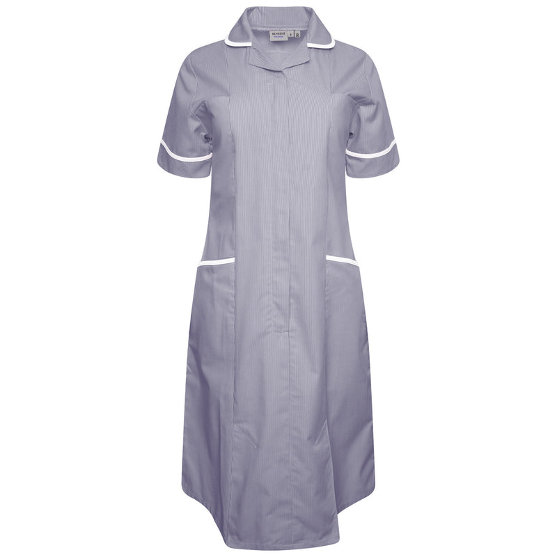 Ladies Dress with Round Collar