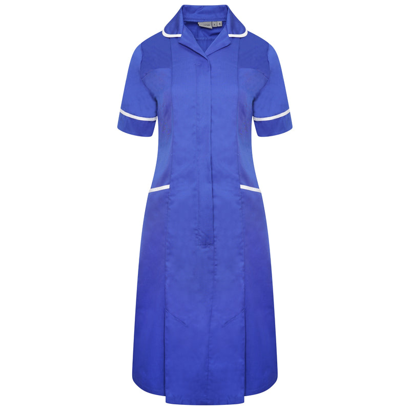 Ladies Dress with Round Collar