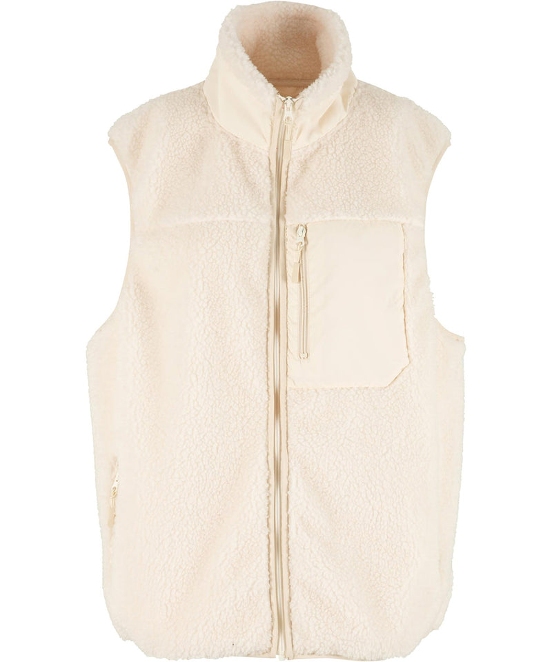 Bonded sherpa vest